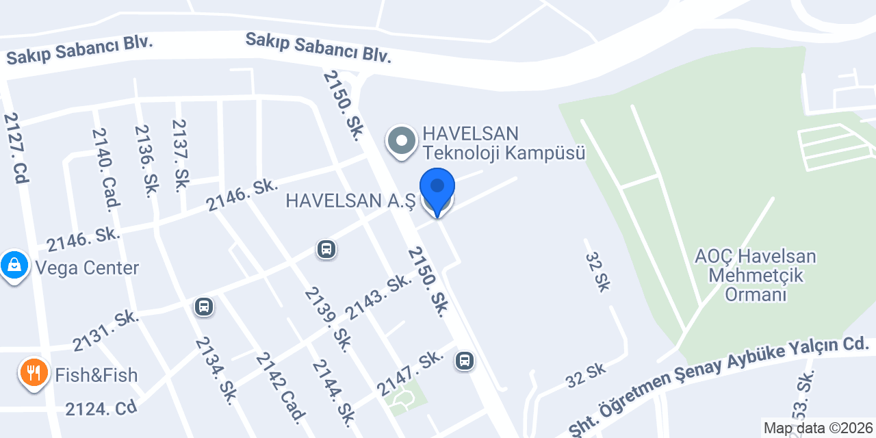 HAVELSAN A.Ş. konumu