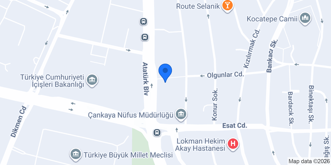 Olgunlar Efe Kitabevi konumu