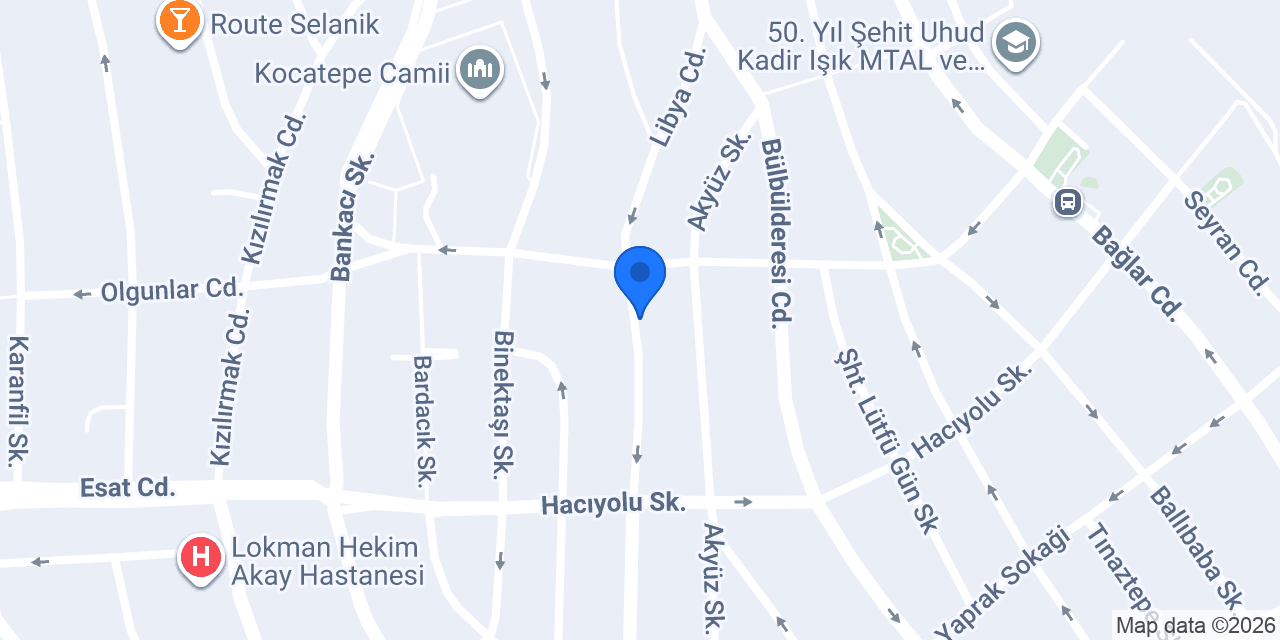 ÇALIŞ RENT A CAR konumu