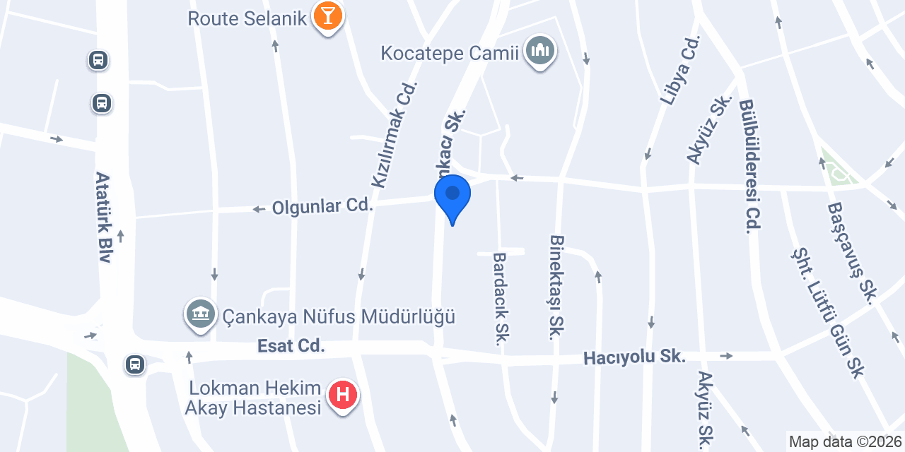 Esse Erkek Kuaförü konumu