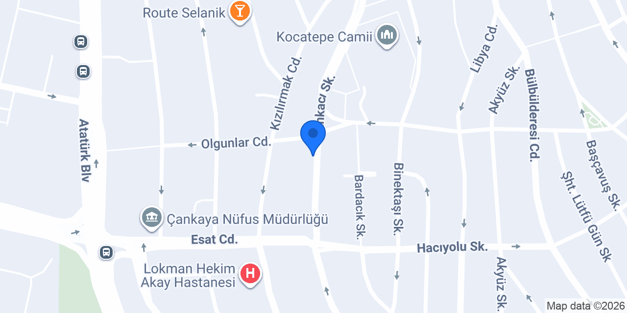 Stüdyo Allegro konumu