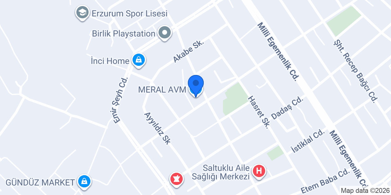 MERAL AVM konumu