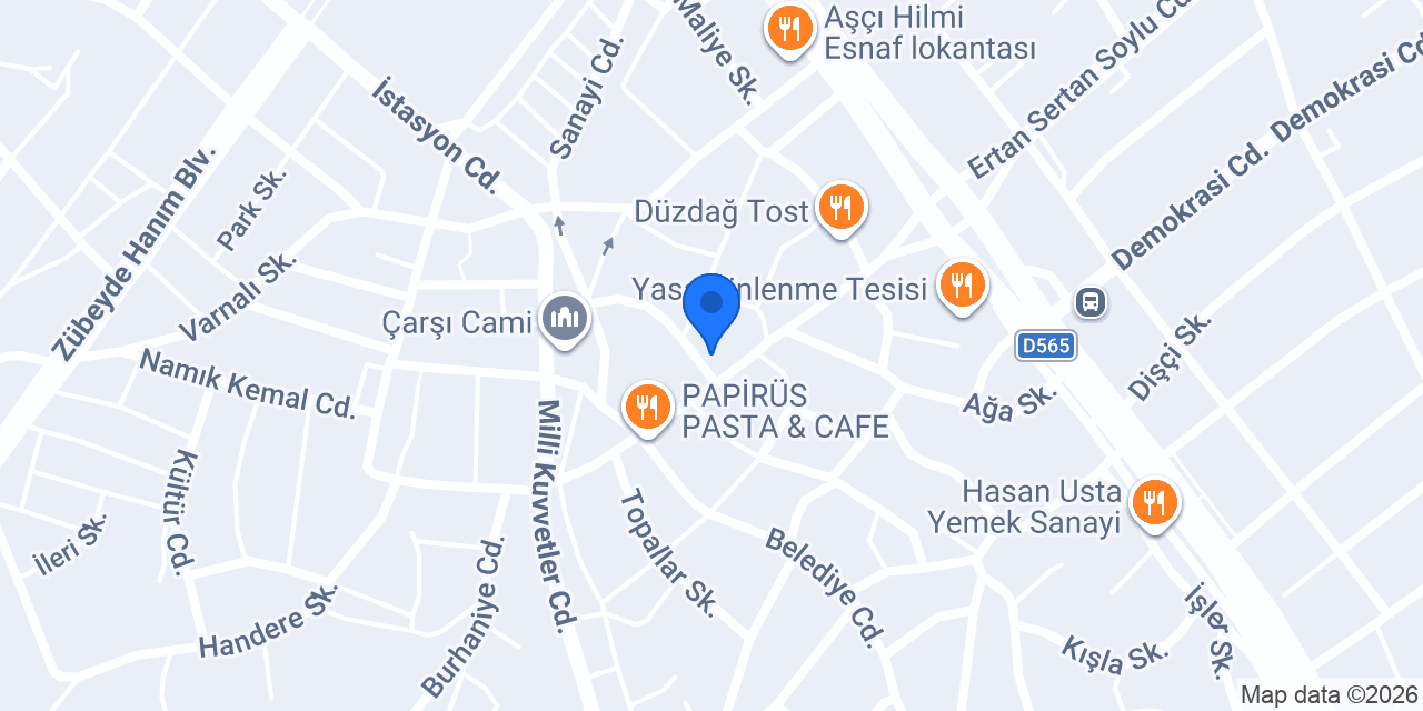 Zümrüt Uluslararası Çiçekçilik konumu