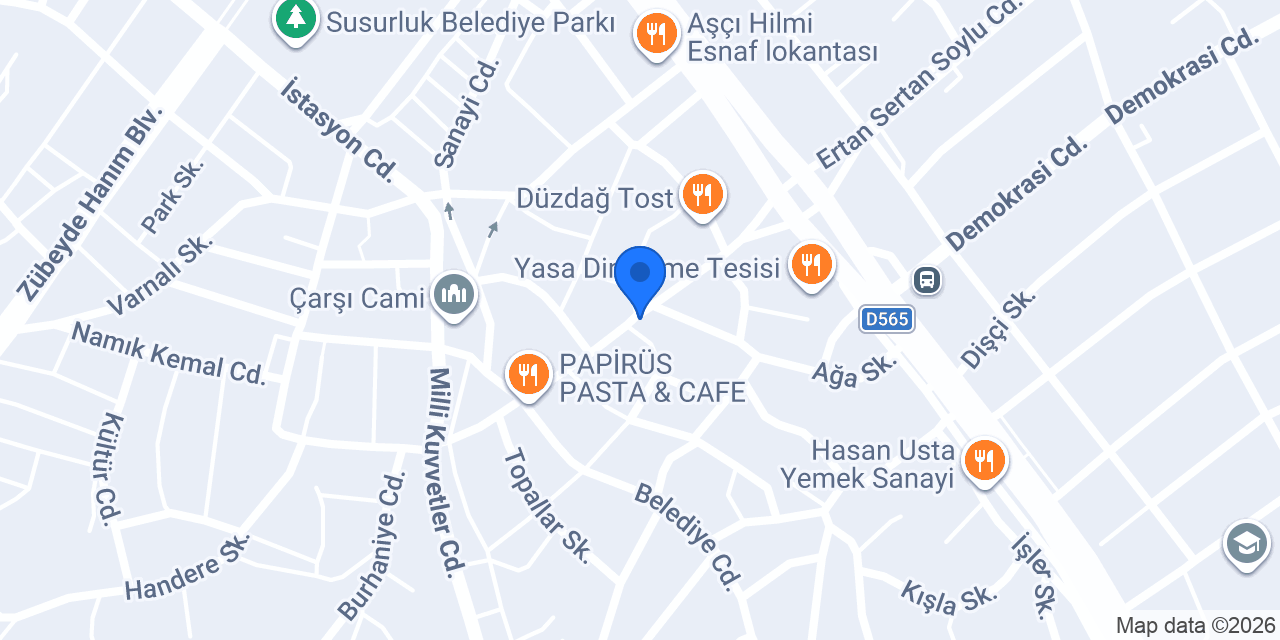 Babaç ekmek ve unlu mam konumu