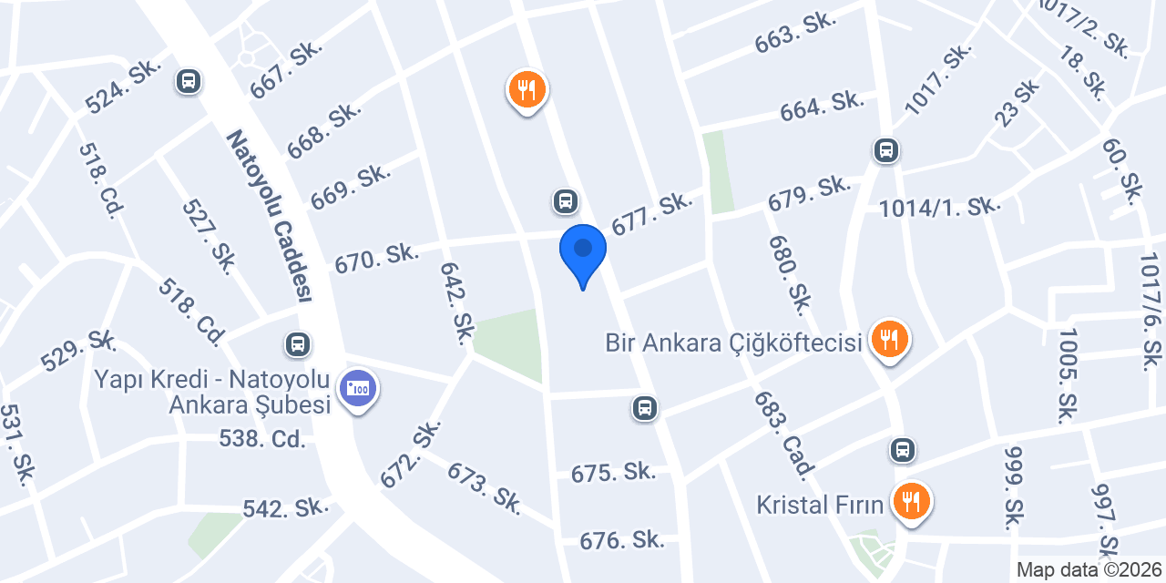 Güvenç Mimarlık konumu