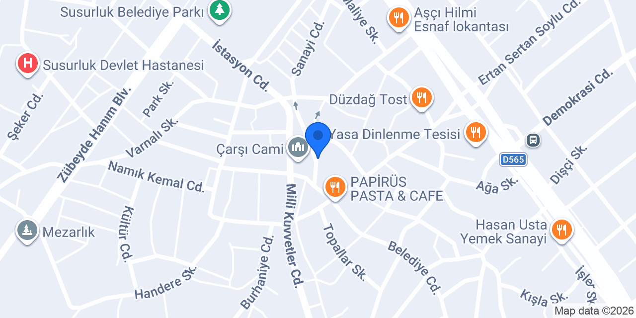 Acar Döner konumu