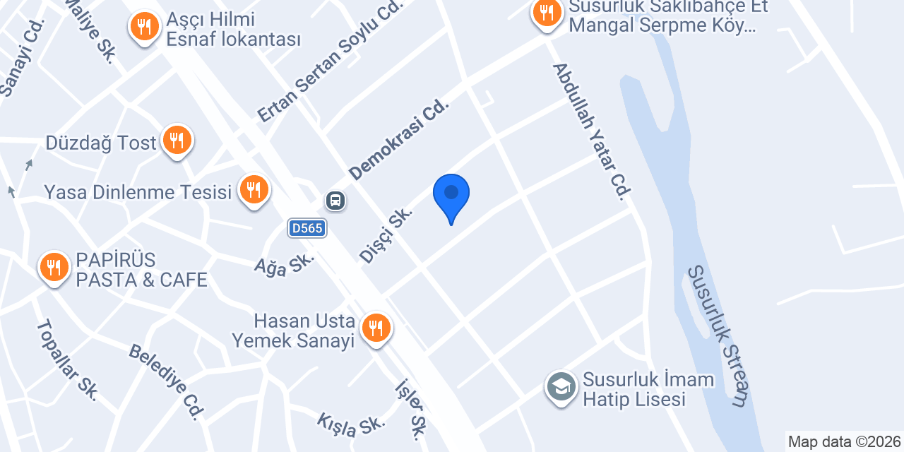 Mert Otomotiv konumu