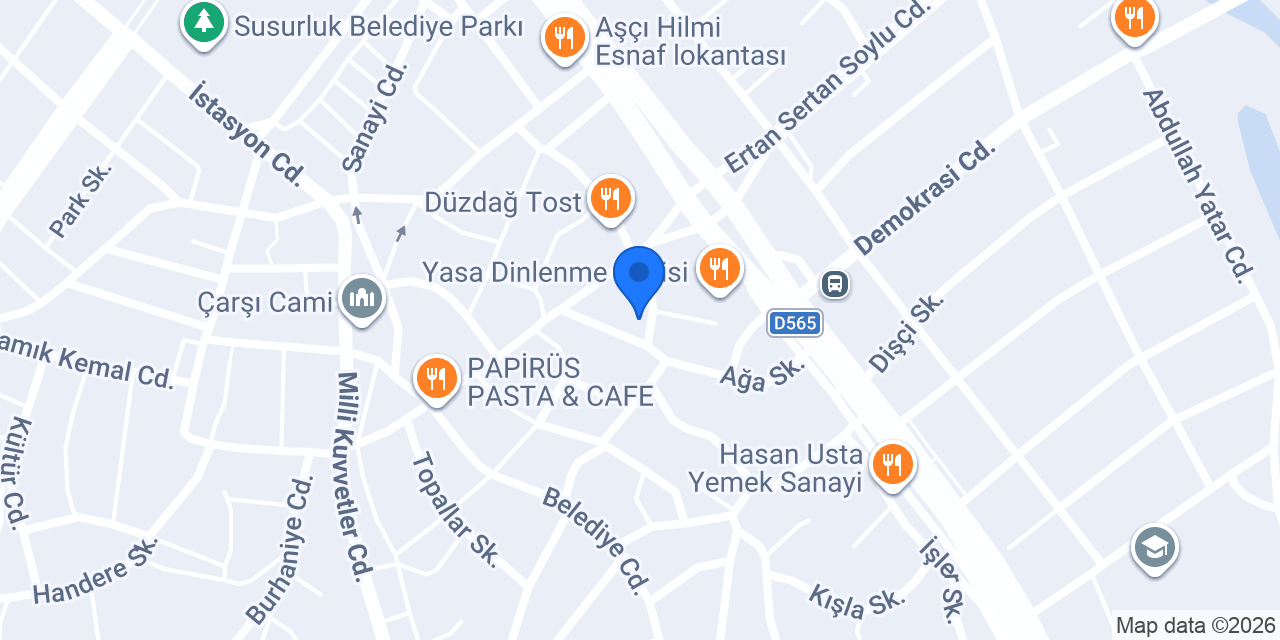 Kampüs10 Özel Öğretim Kursu konumu