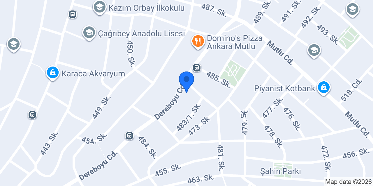 HK Keskin Oto Lastik konumu