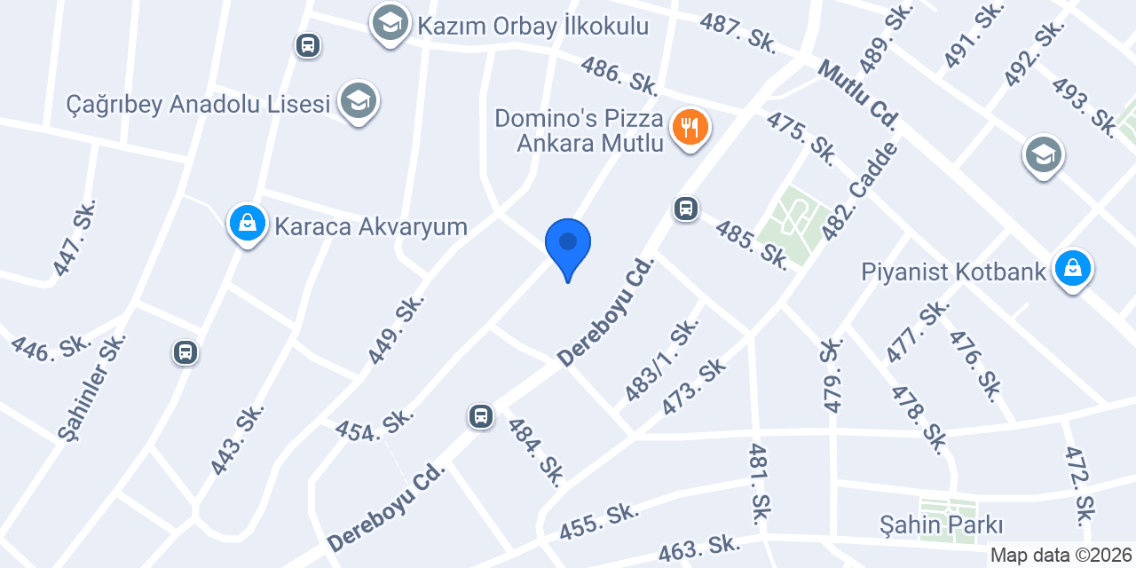 İdeal Mobilya konumu