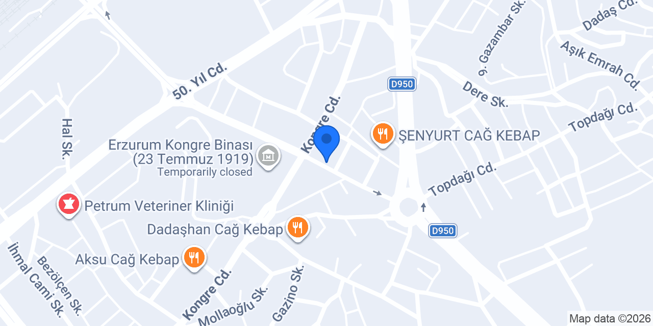 ERZ DİZAYN konumu