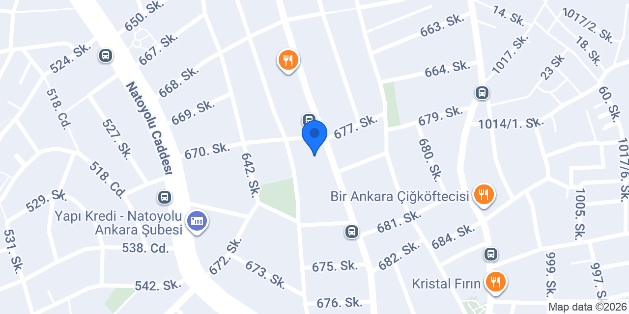 Üvercinka Kurumsal Mutfak konumu