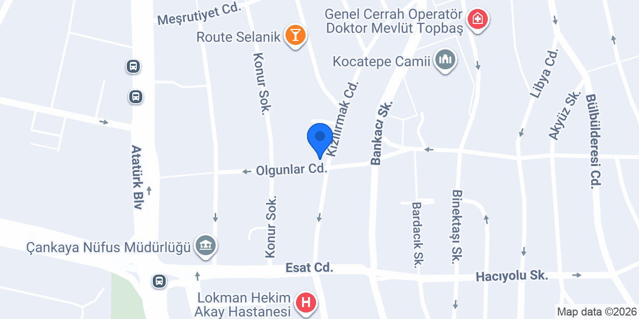 Kent Erkek Kuaförü konumu