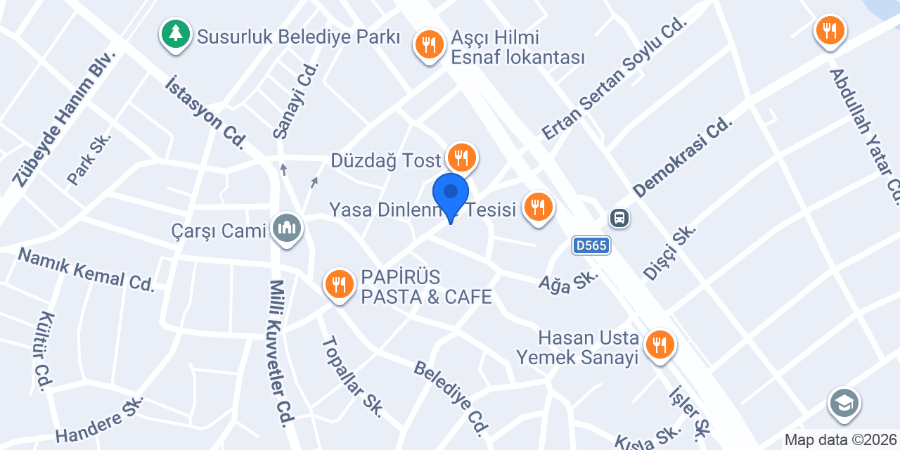 Nar Simit Sarayi konumu