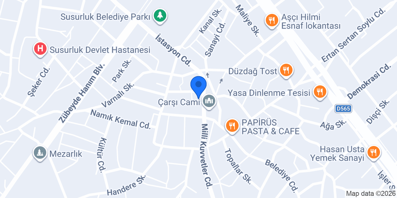 Kural Kırtasiye konumu