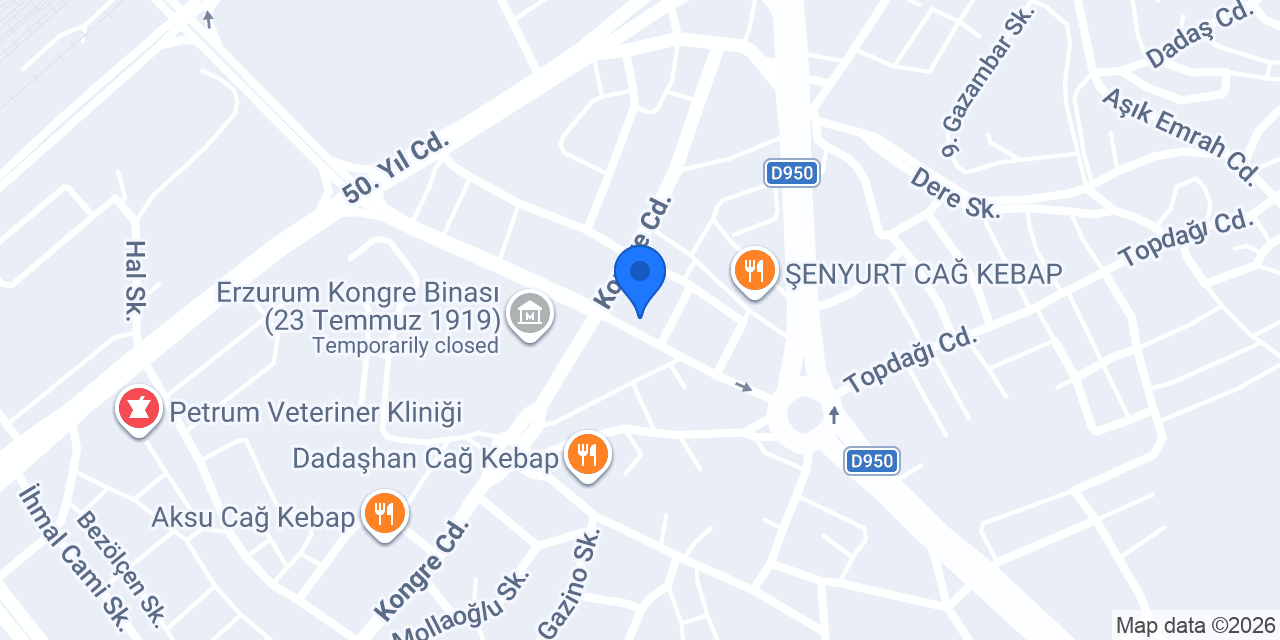 Otel YeniSaray konumu