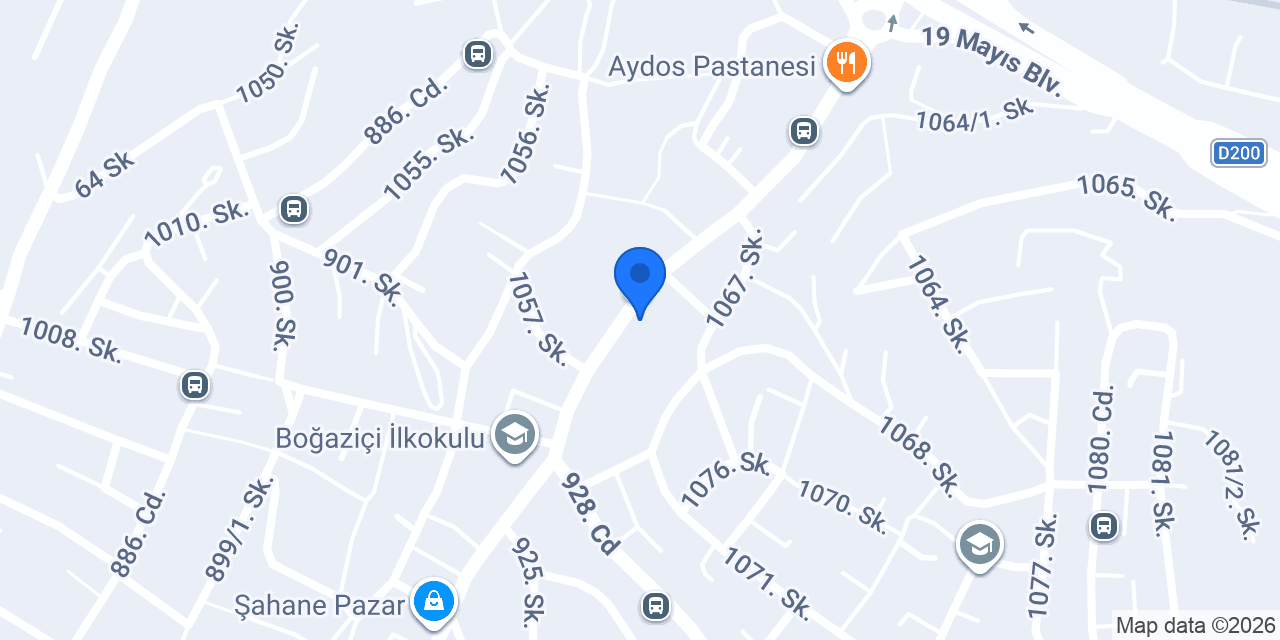 Öztürk Süpermarket konumu