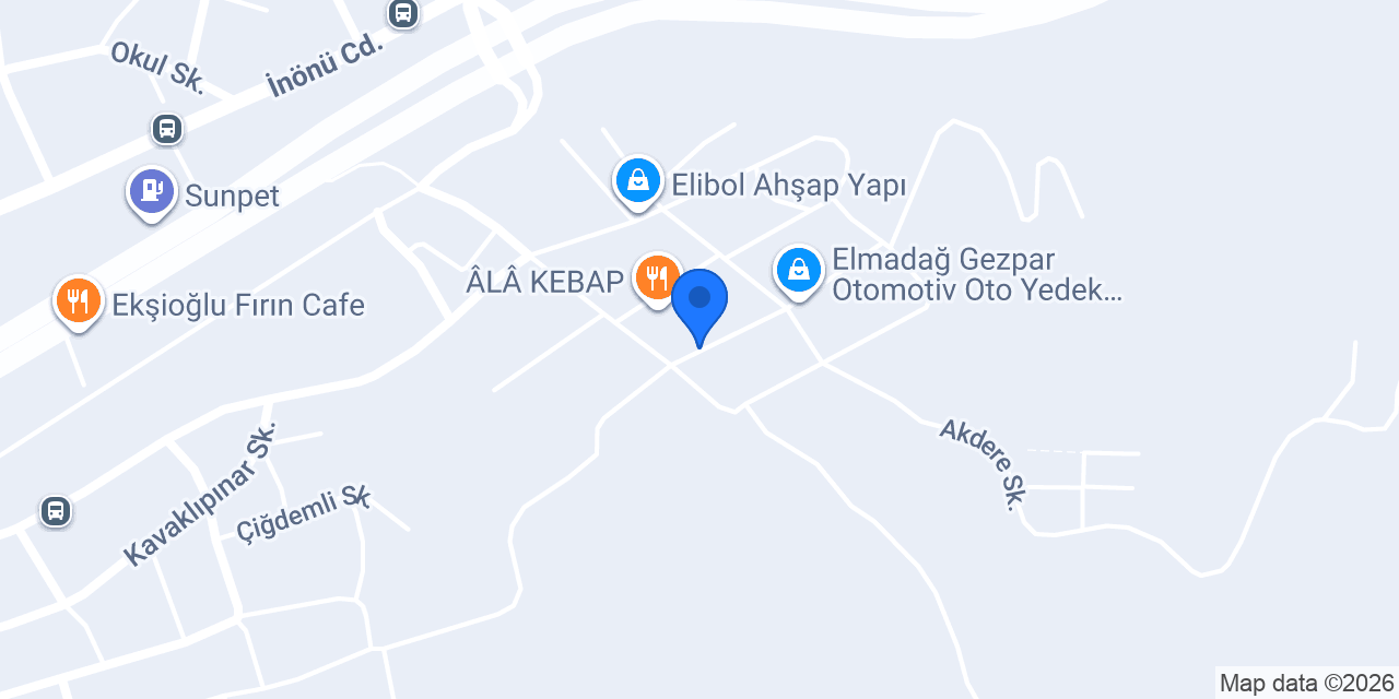 Yılwood Mobilya konumu