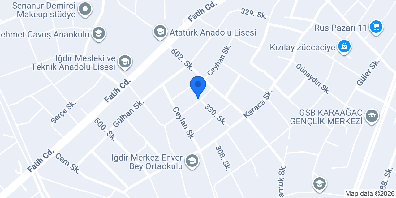 Kızılay Veteriner Kliniği konumu