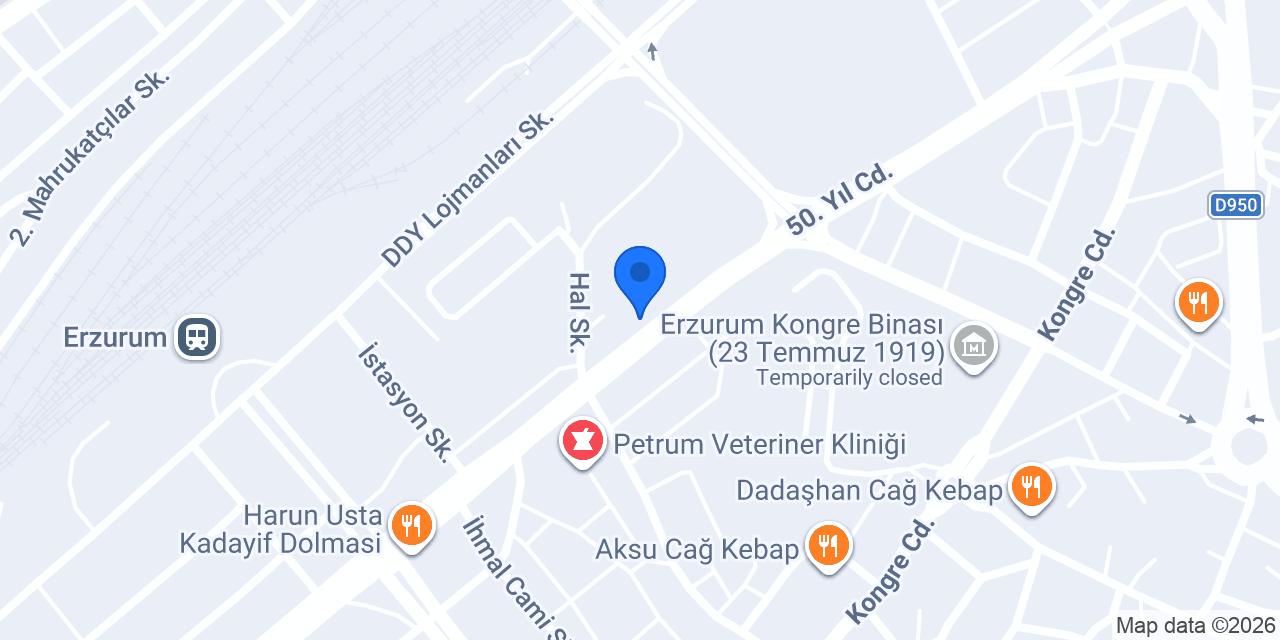 Erzurum Otomatik Kapı Belde Bekadoor konumu