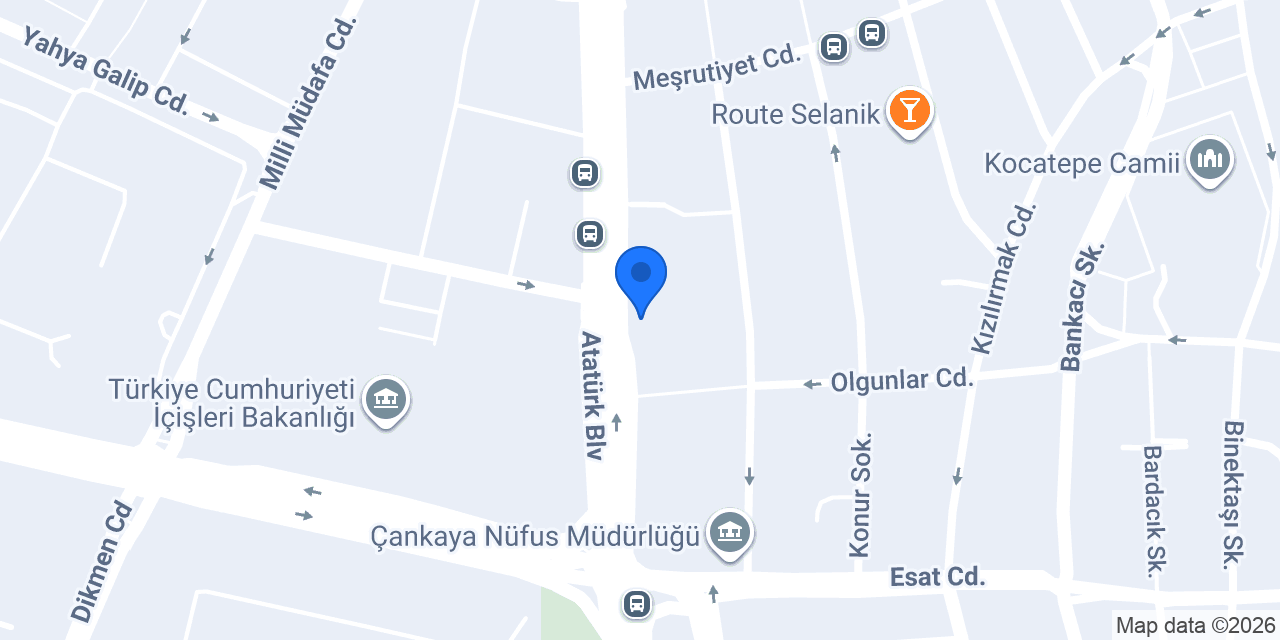 Diş Hekimi Dr.Dt. Barış Çankaya konumu
