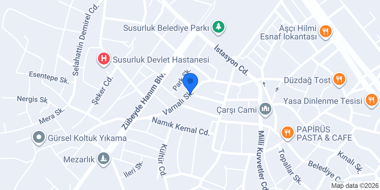Susurluk Öğretmen Lokali konumu