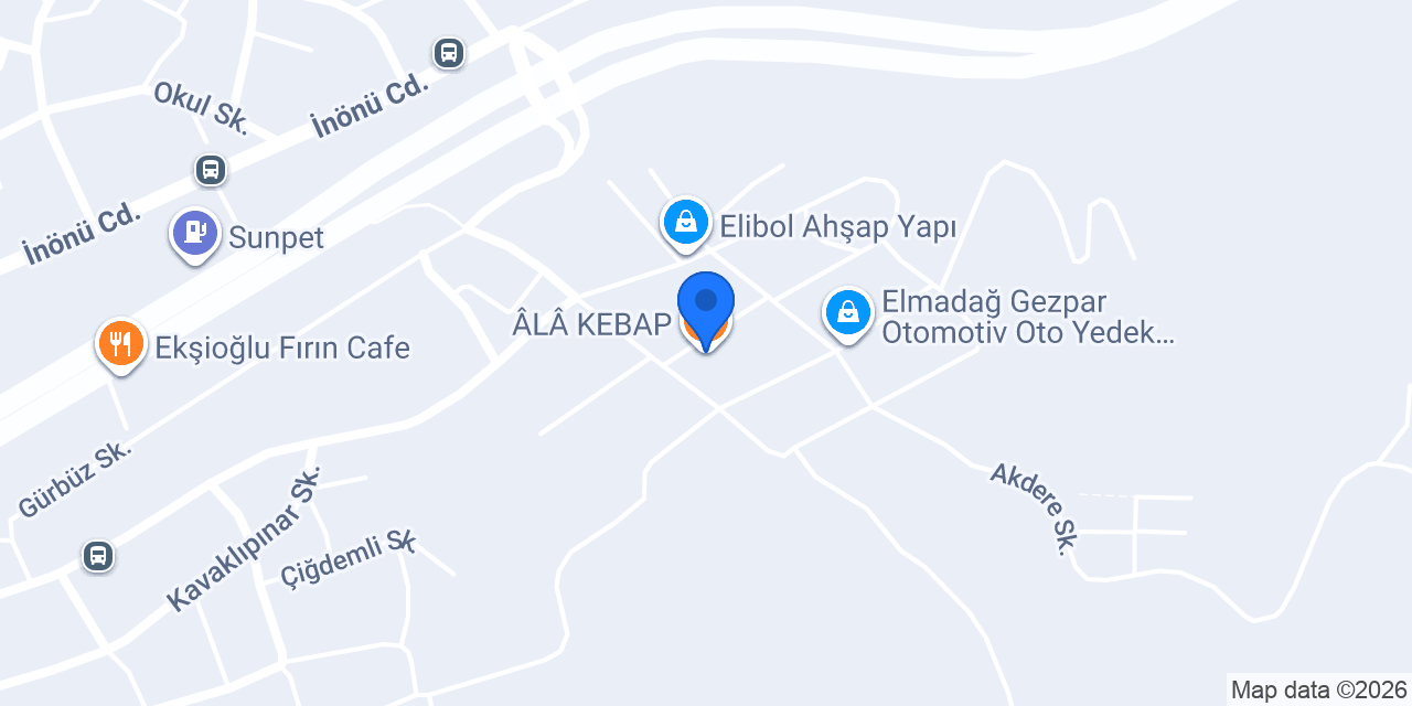 ÂLÂ KEBAP konumu