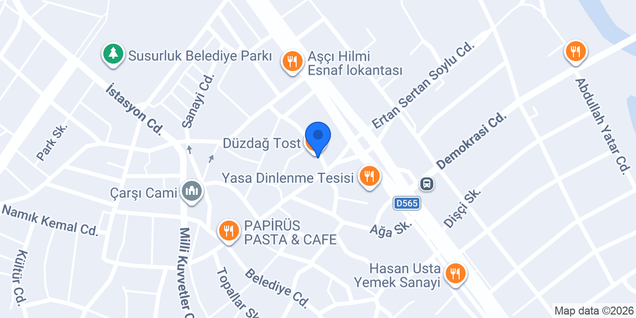 Aden Tost Evi konumu