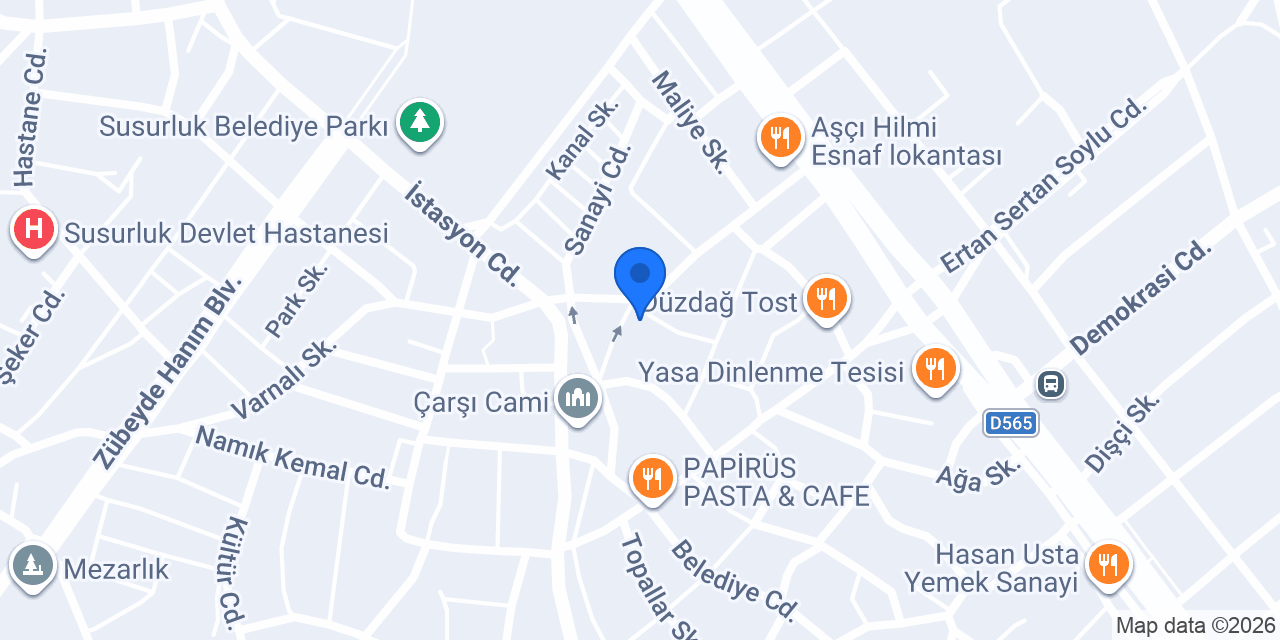 Özkardeşler susurluk konumu