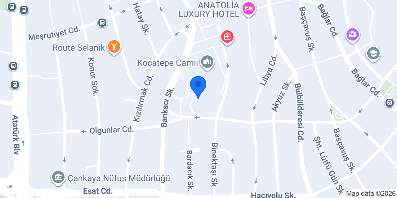 Çankaya İlçe Müftülüğü konumu