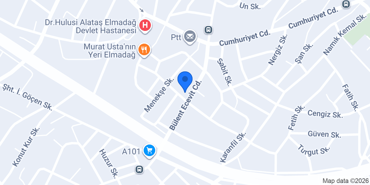 Hüner ekmek unlu Mamulleri Gida konumu