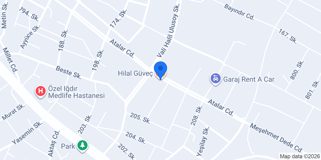 Hilal Güveç konumu