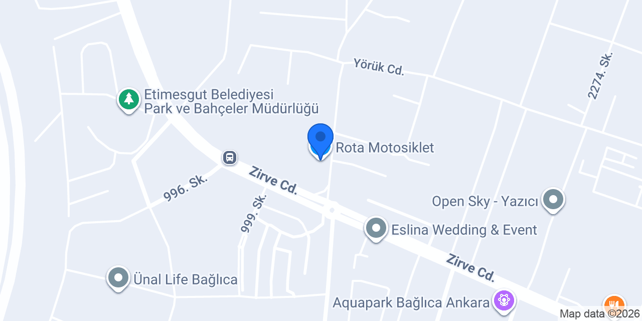 Rota Motosiklet konumu