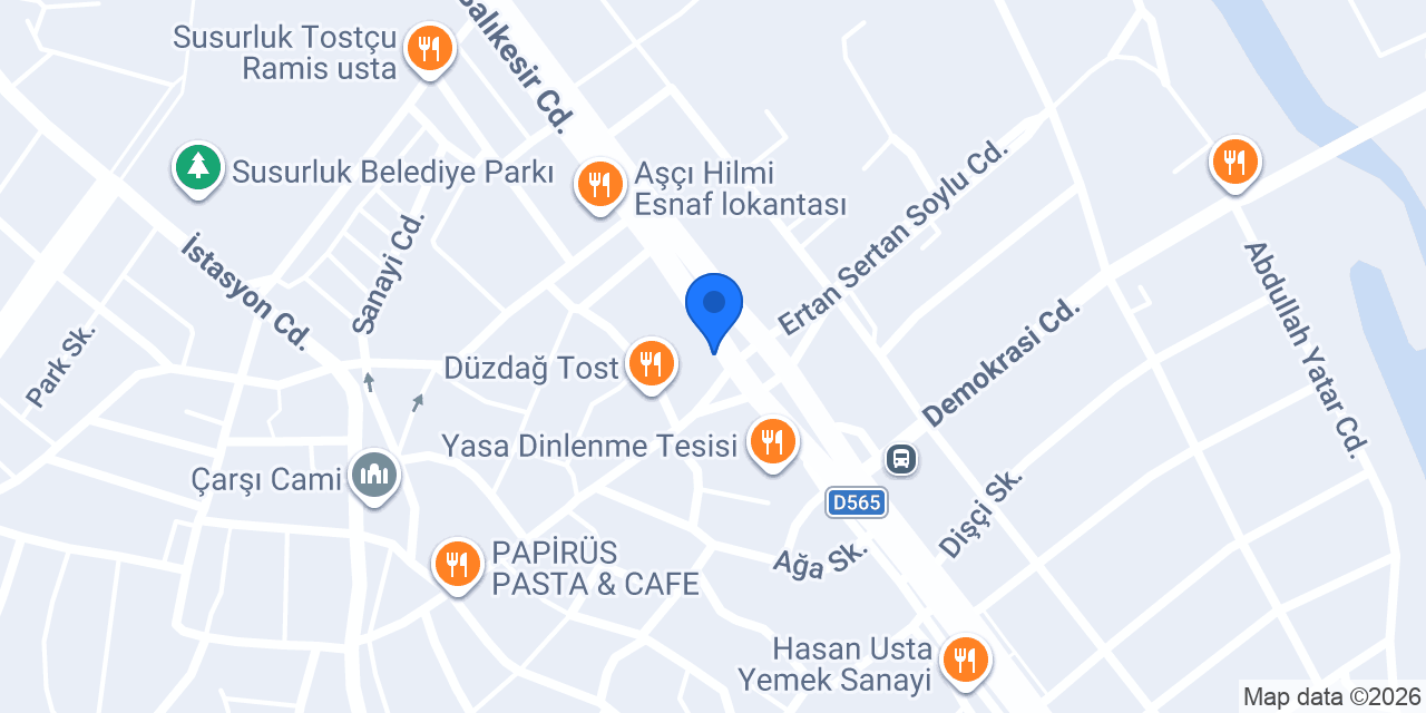 SUSURLUK TAKSİ konumu