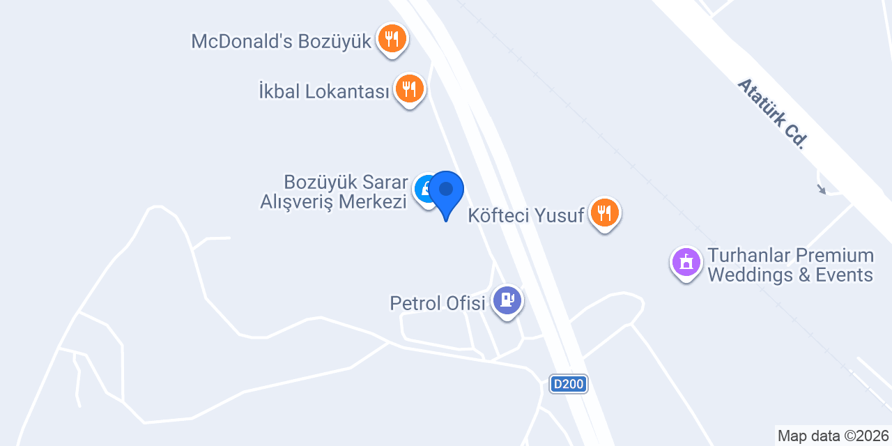 ebebek Bozüyük Sarar AVM konumu