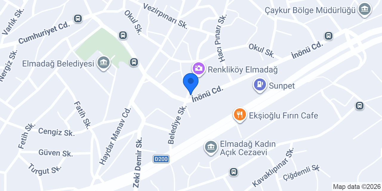 Renkli Köy Bayramoğulları Unlu Mamüller konumu