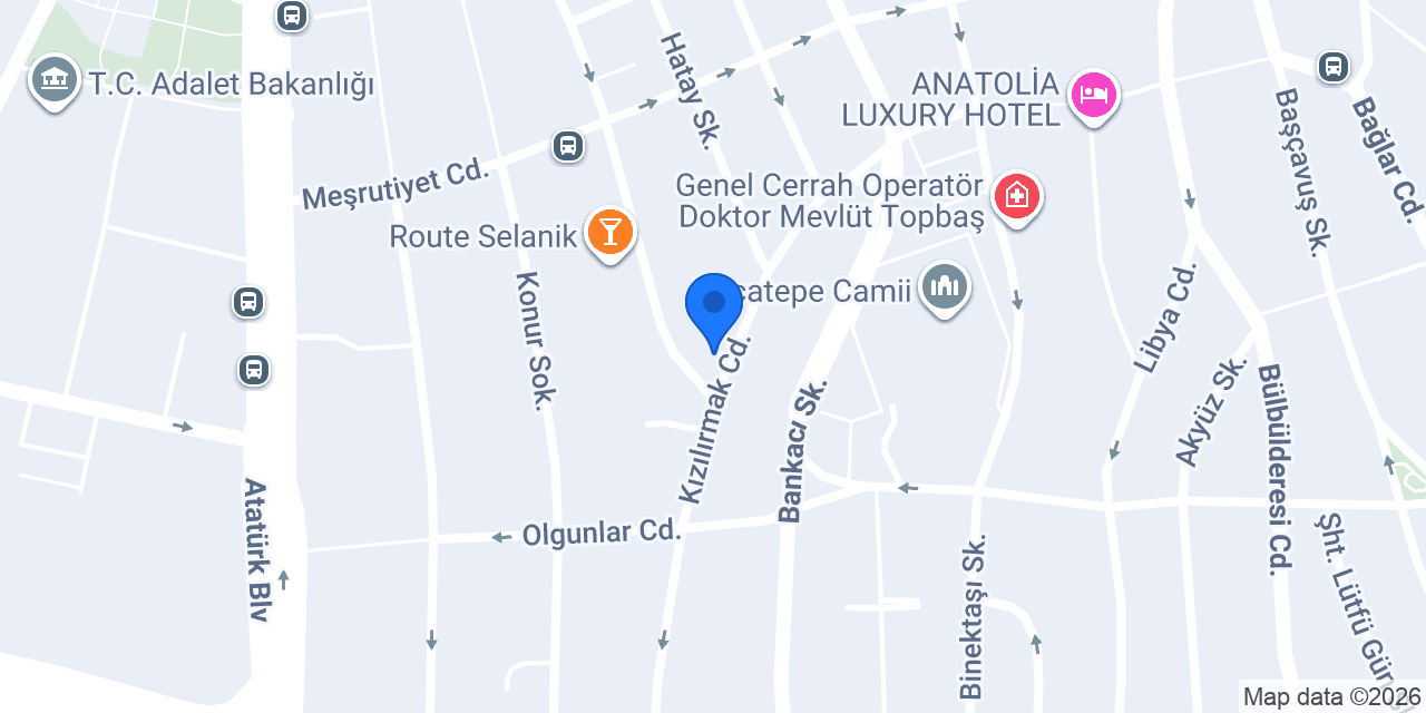 Libas Kuru Temizleme konumu