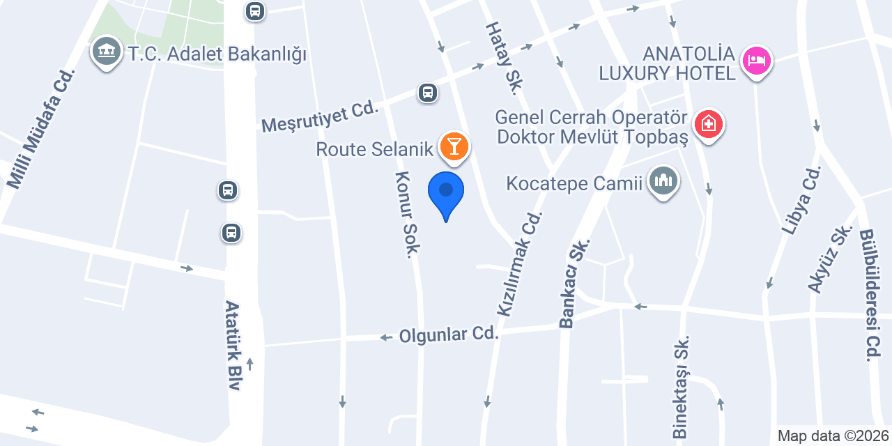 Konur Taksi konumu