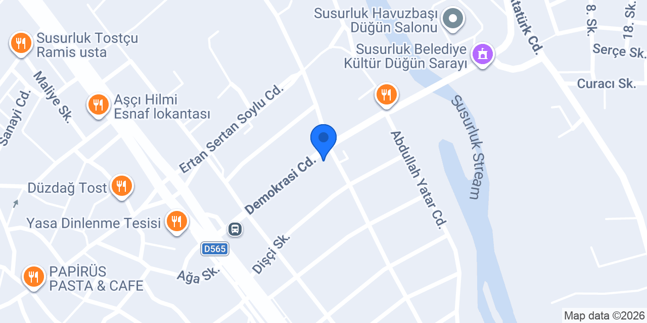 Dadaş auto kaporta konumu