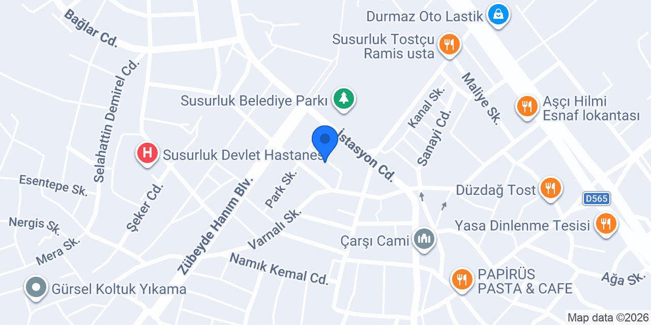 Tapu Müdürlüğü konumu