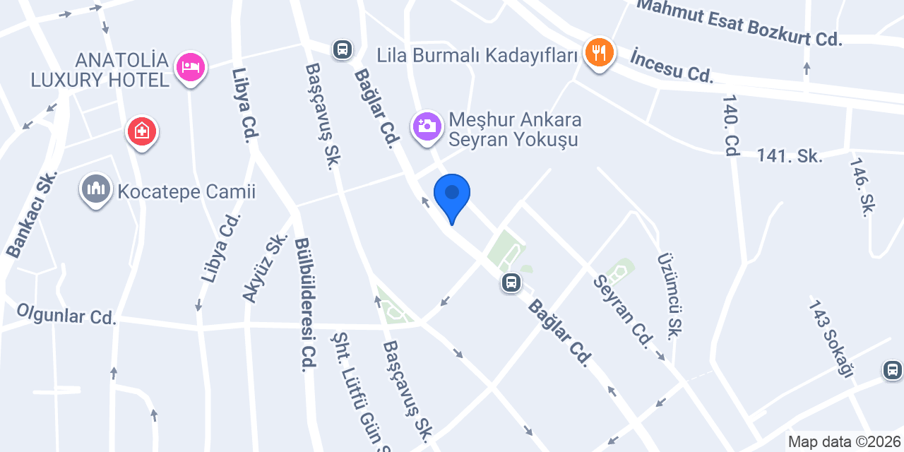 seyran Unlu Gida konumu