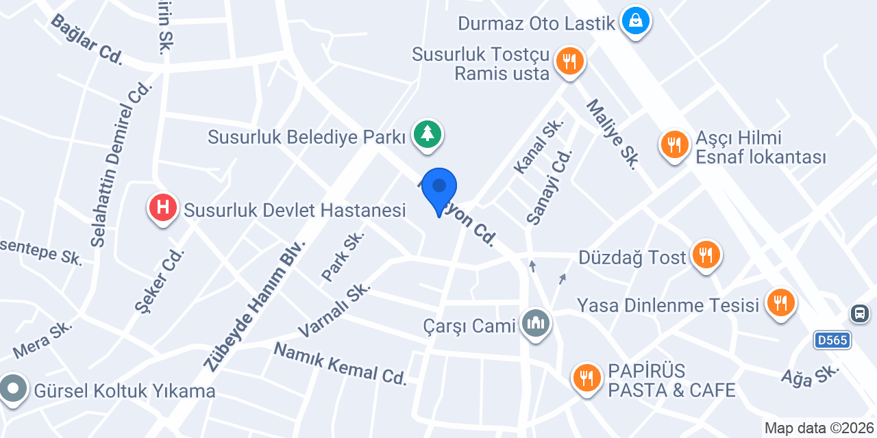 Özgül Kuaför konumu