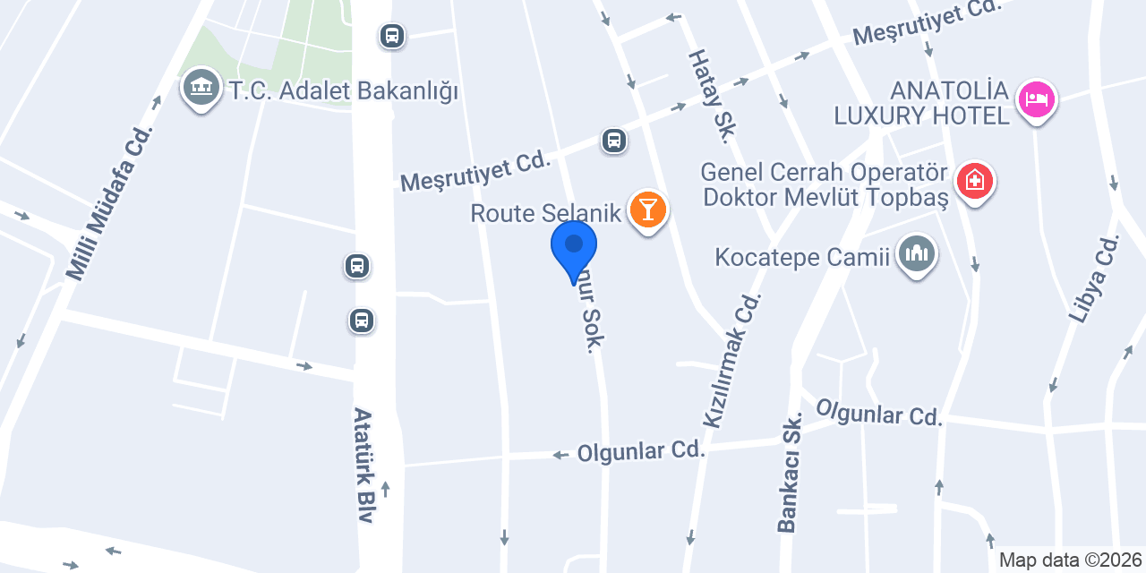 Ankara Us Atölyesi konumu