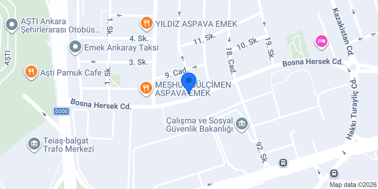 Gaziantepli Durdu Usta Katmer Künefe konumu
