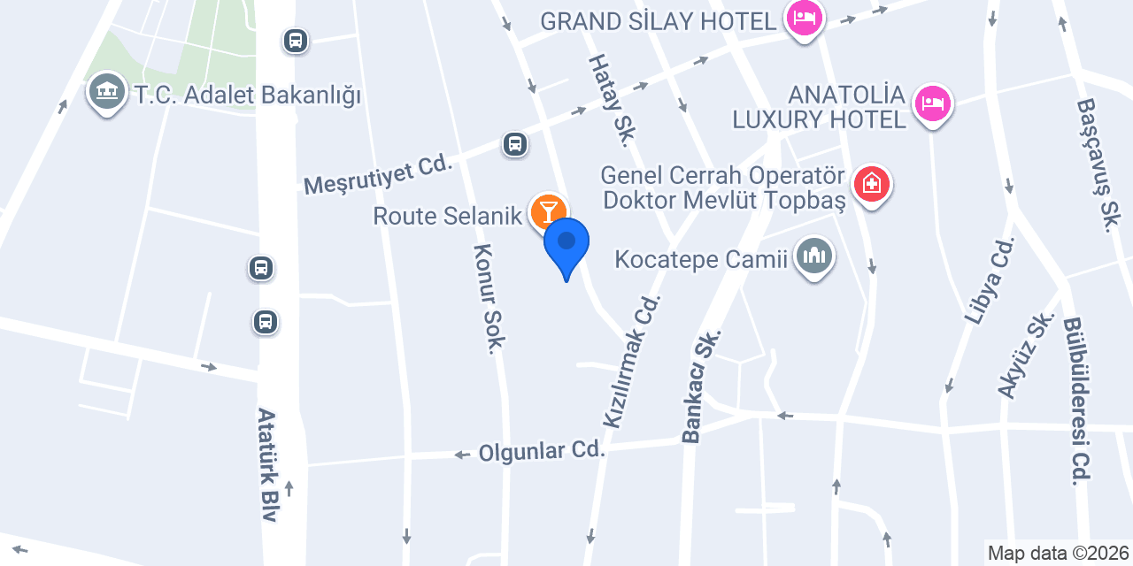 Raymar Hotels Ankara konumu