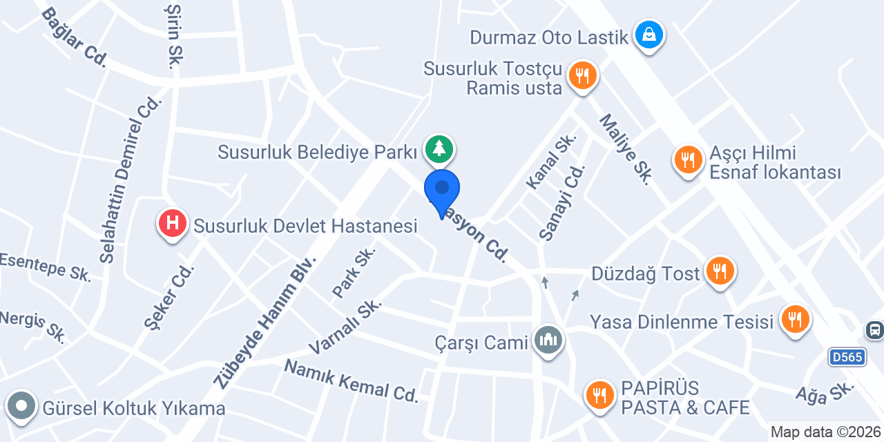 Susurluk Polis Merkezi Amirliği konumu