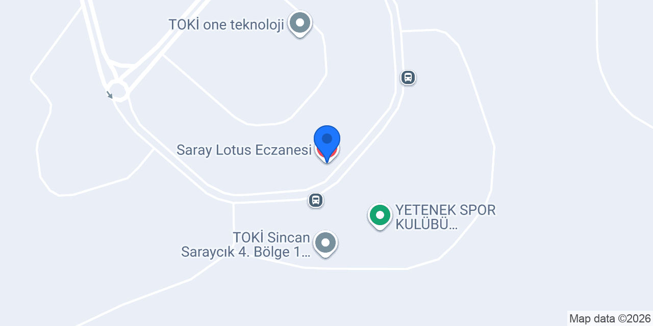 Saray Lotus Eczanesi konumu