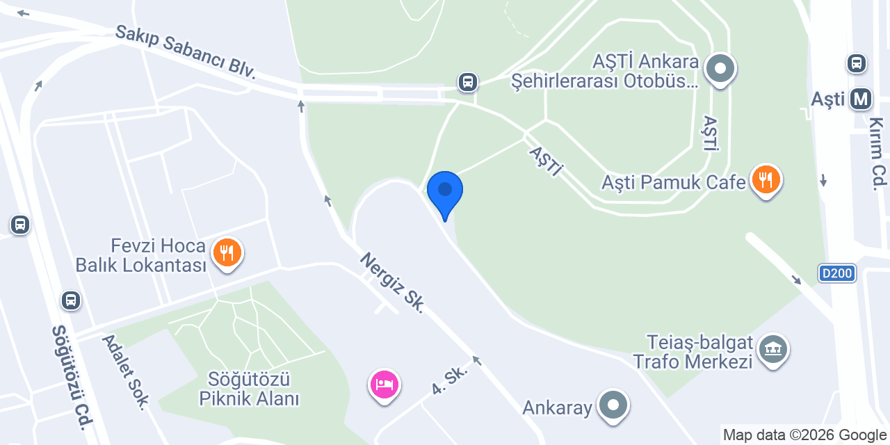 Ankaray Yönetim Merkezi konumu