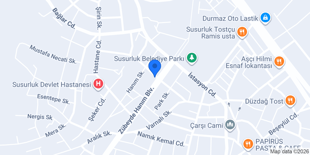 Susurluk Hira Çiçekçilik konumu