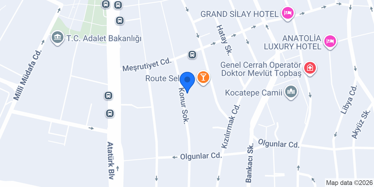BK Kozmetik Medikal konumu